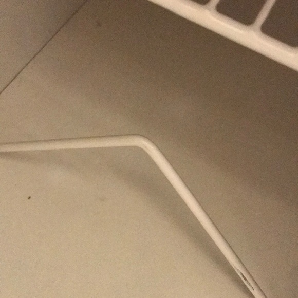 White Metal Wire Shelf Final Sale - Picture 2 of 5